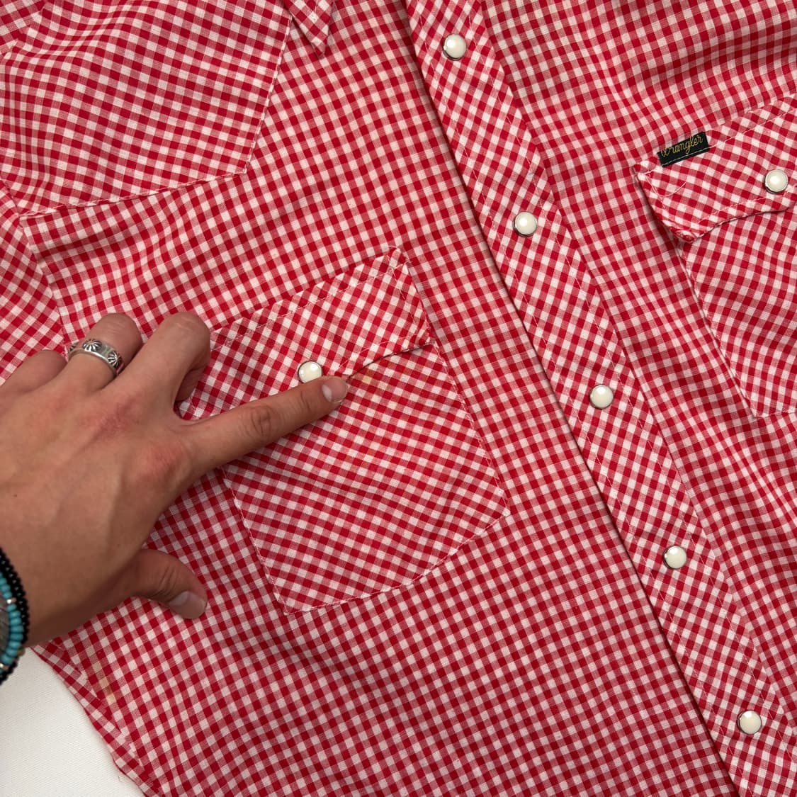 [L] 80s Wrangler USA western shirt 상품이미지6