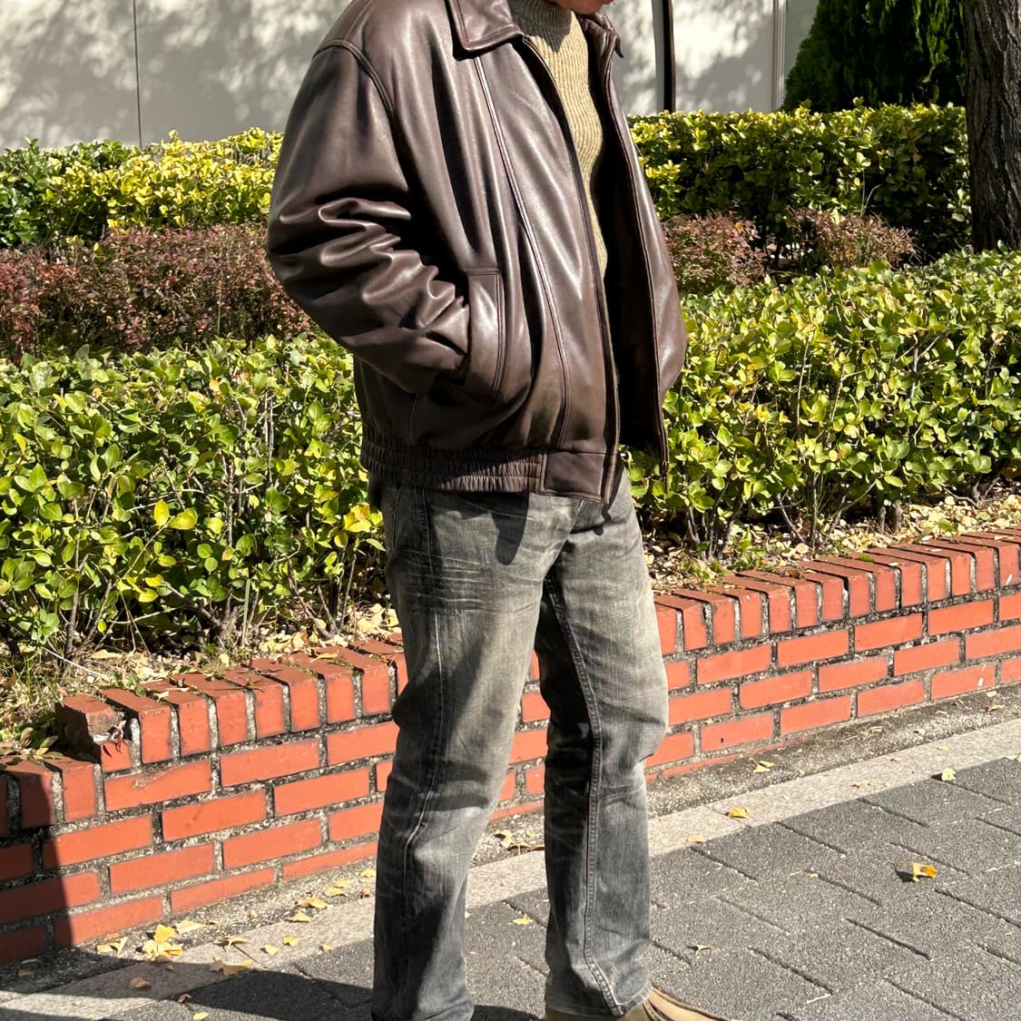 YSL 입생로랑 램스킨 퍼 탈부착 레더자켓 상품이미지10