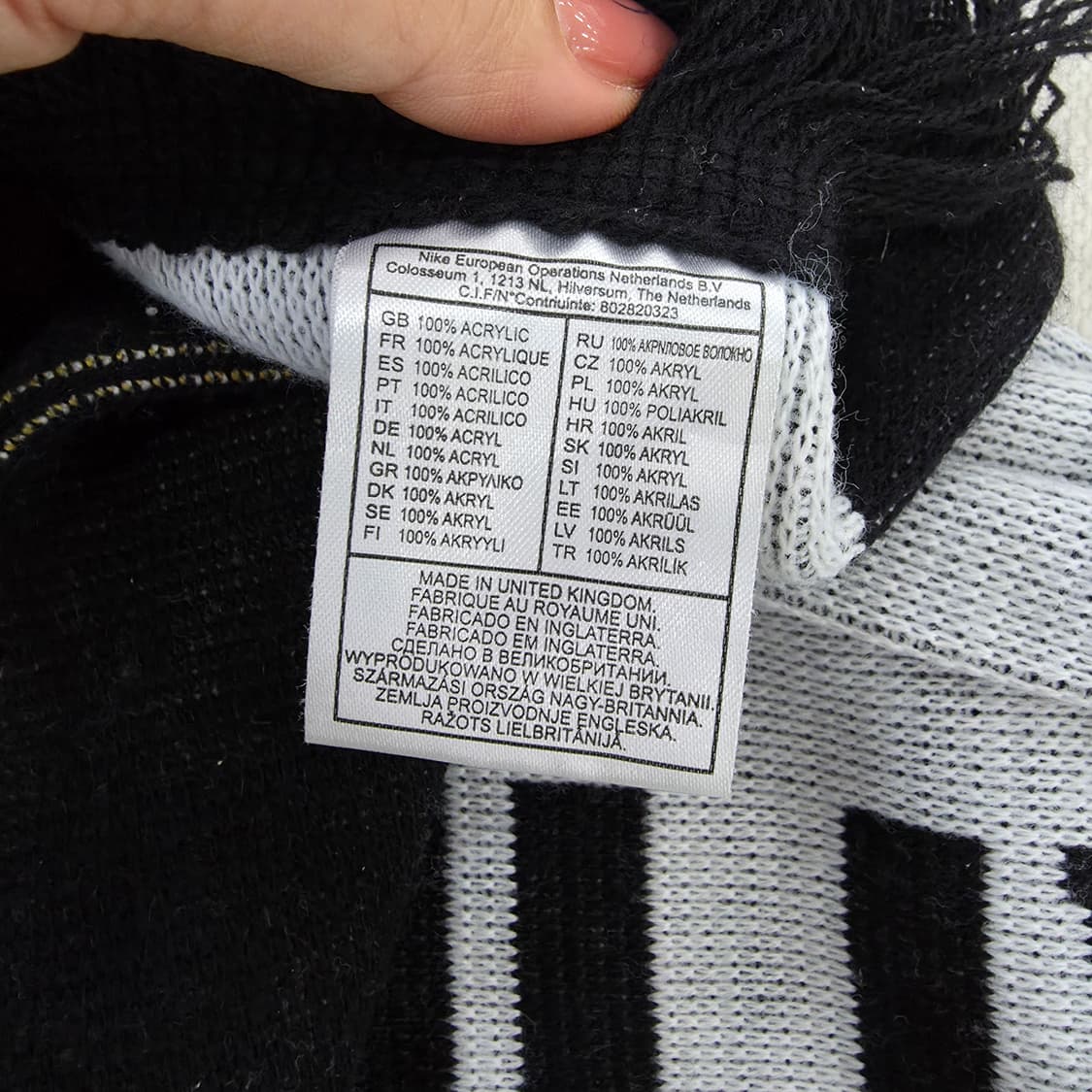 [실측확인] 유벤투스 나이키 축구 머플러 팬 스카프 1229J 상품이미지4