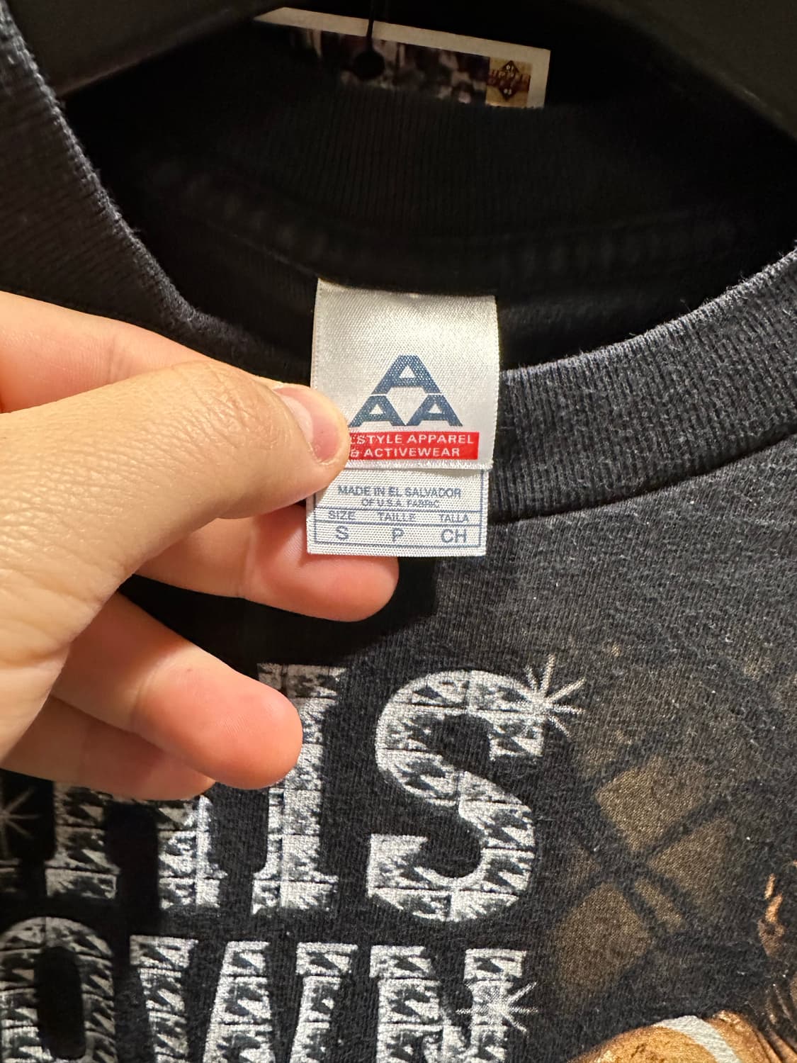 빈티지 00s 크리스 브라운 랩 티셔츠 상품이미지4