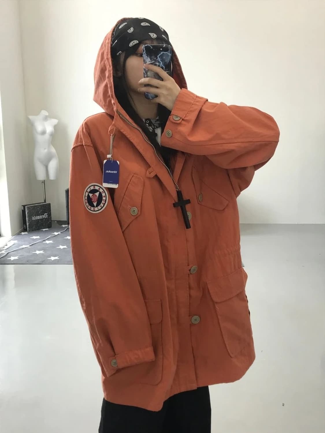  할리 데이비슨 오렌지 마운틴 파카 상품이미지2