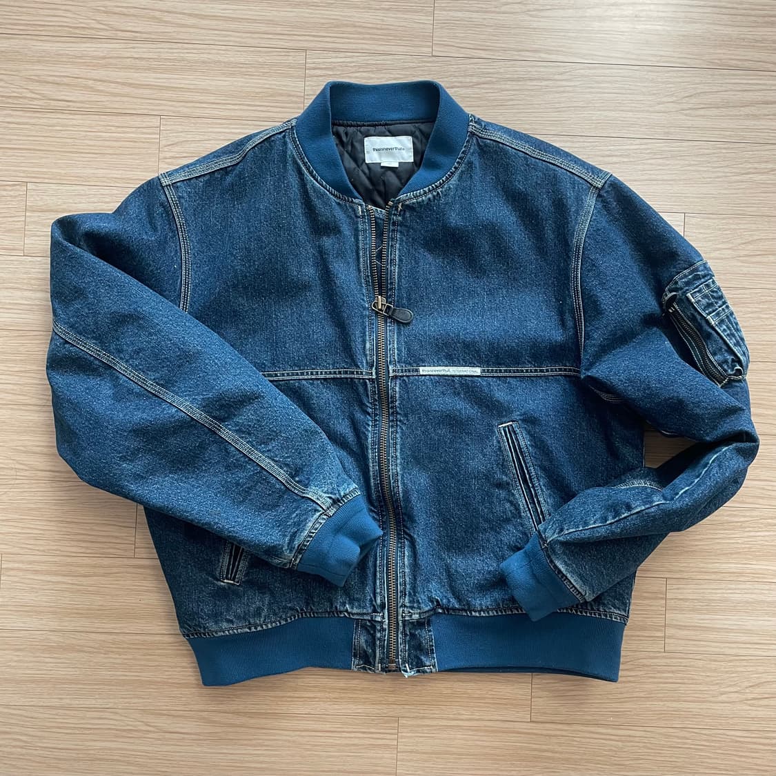 디스이즈네버댓 데님 봄버 L 상품이미지2