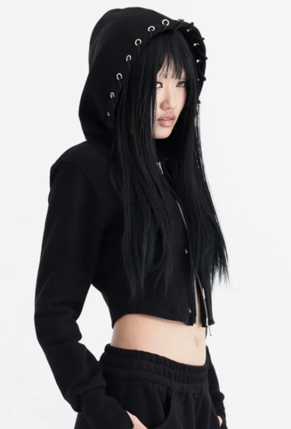 카이야 tie me up hoodie zip-up 상품이미지1