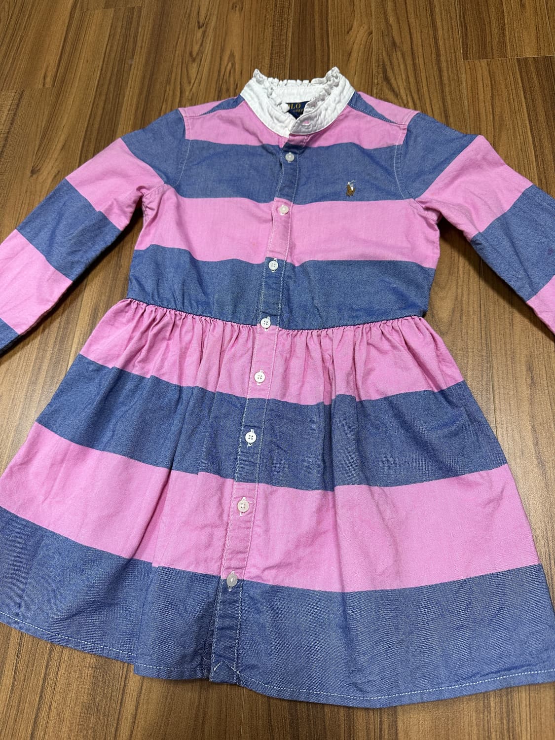 폴로 키즈 스트라이프 원피스 4/4T 상품이미지2