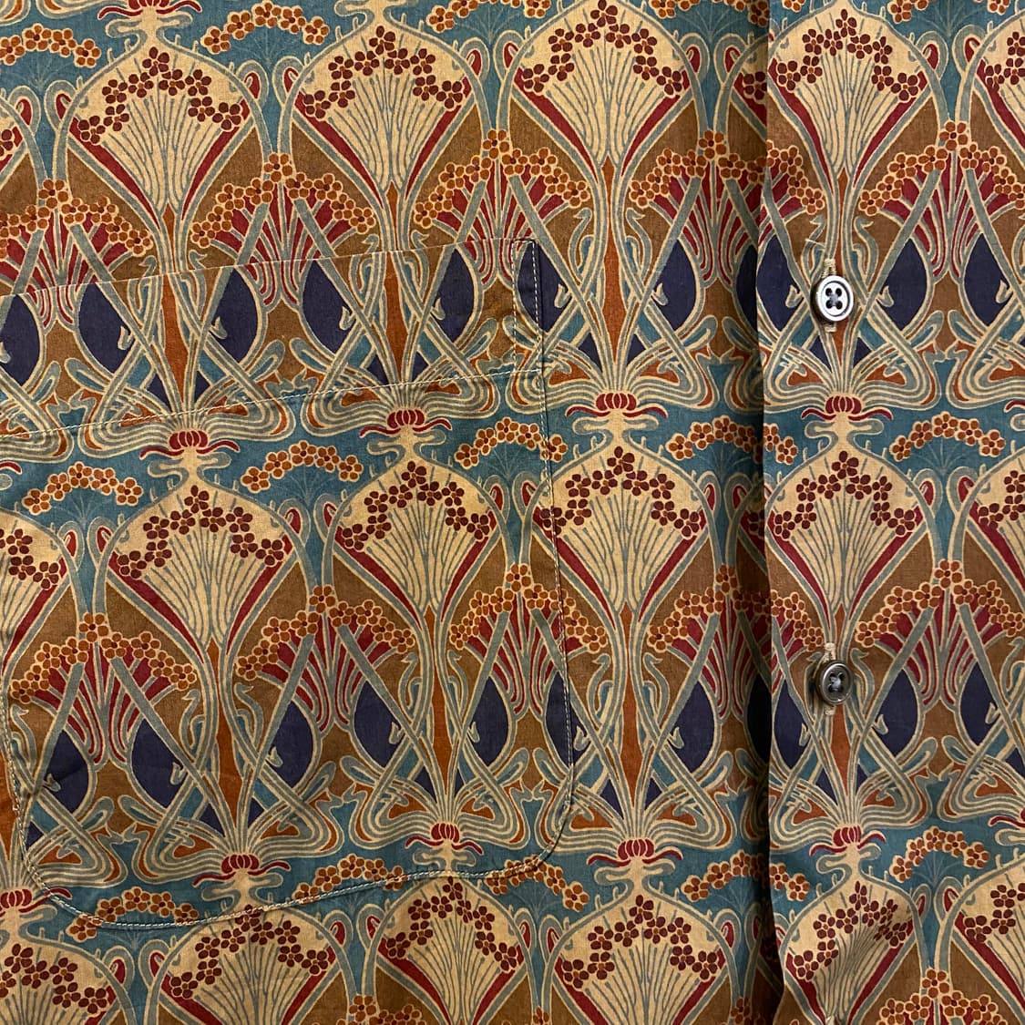 80s Liberty of London 리버티패턴 셔츠 상품이미지6