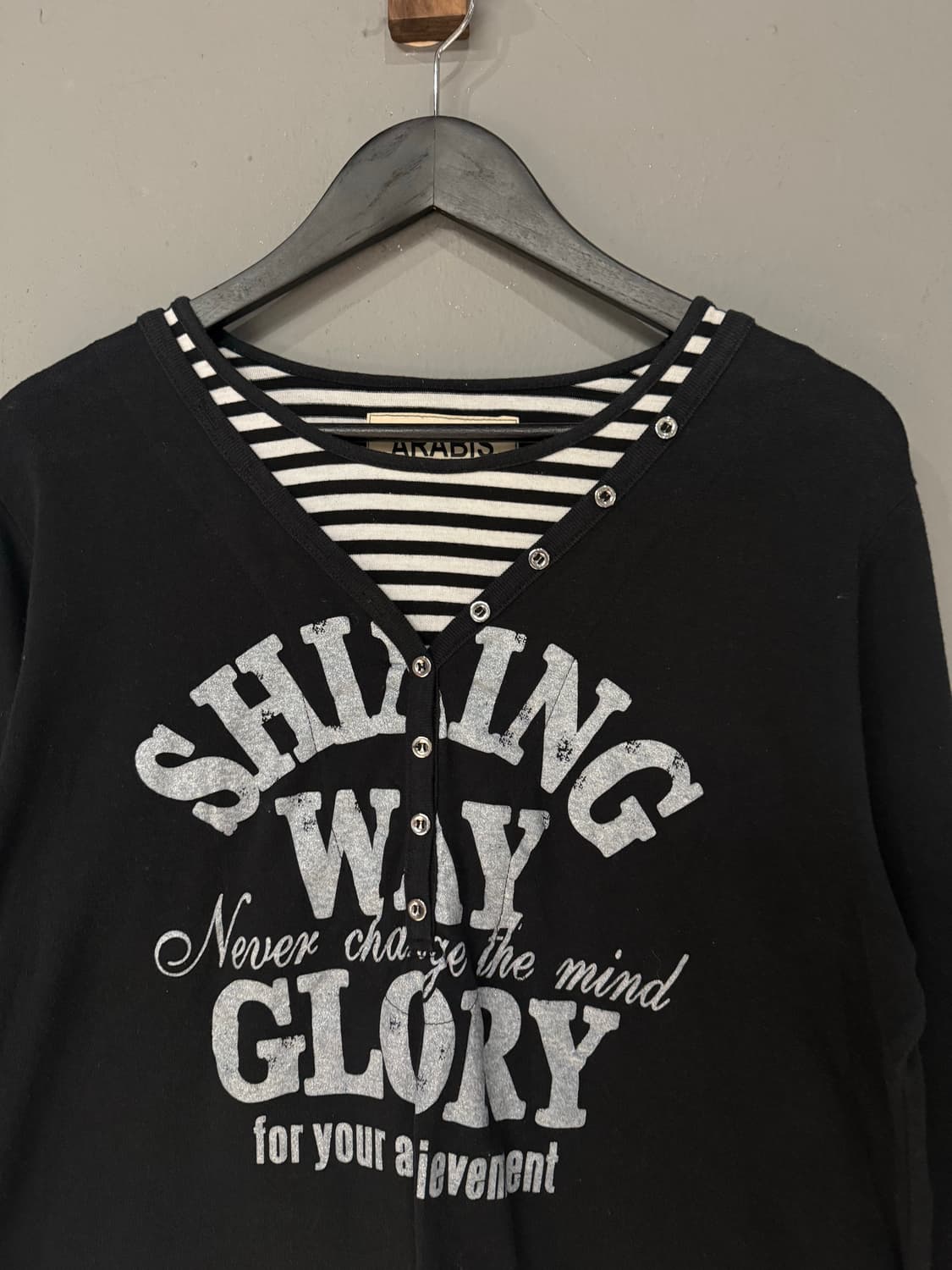 layered detail lettering long sleeve 상품이미지6