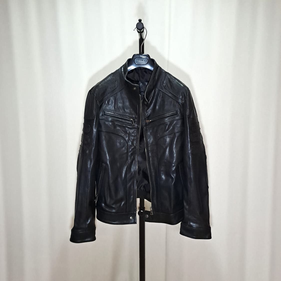 (택포) 절개패치 싱글 양가죽 자켓 M B1 상품이미지1