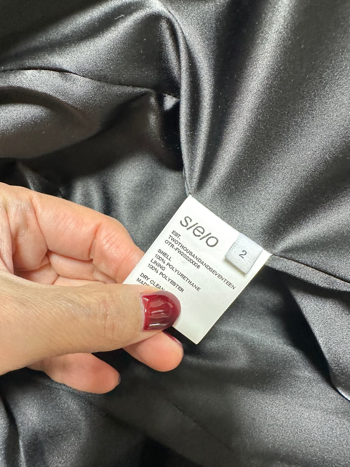 에스이오 가죽자켓 2사이즈 상품이미지7