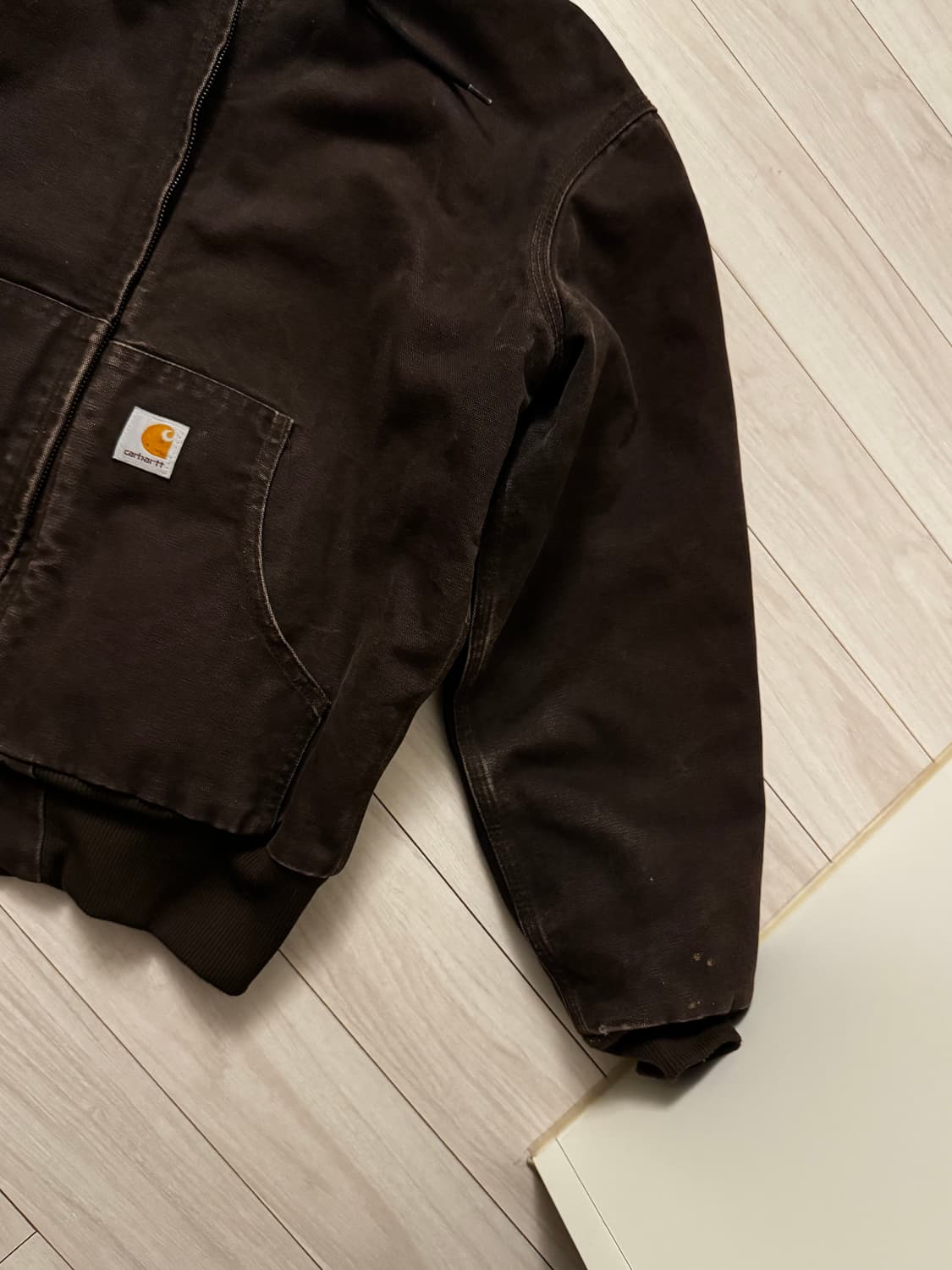 칼하트 덕 액티브 자켓 다크브라운 상품이미지3