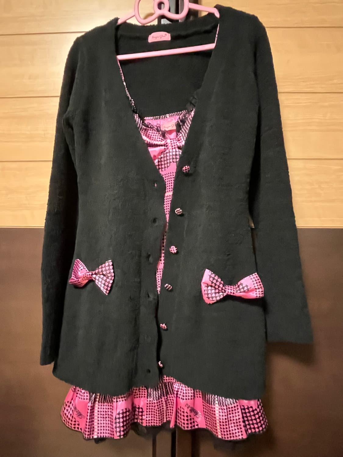 Ma*rs 마즈 sugargloss 가디건 원피스 세트 갸루 상품이미지2