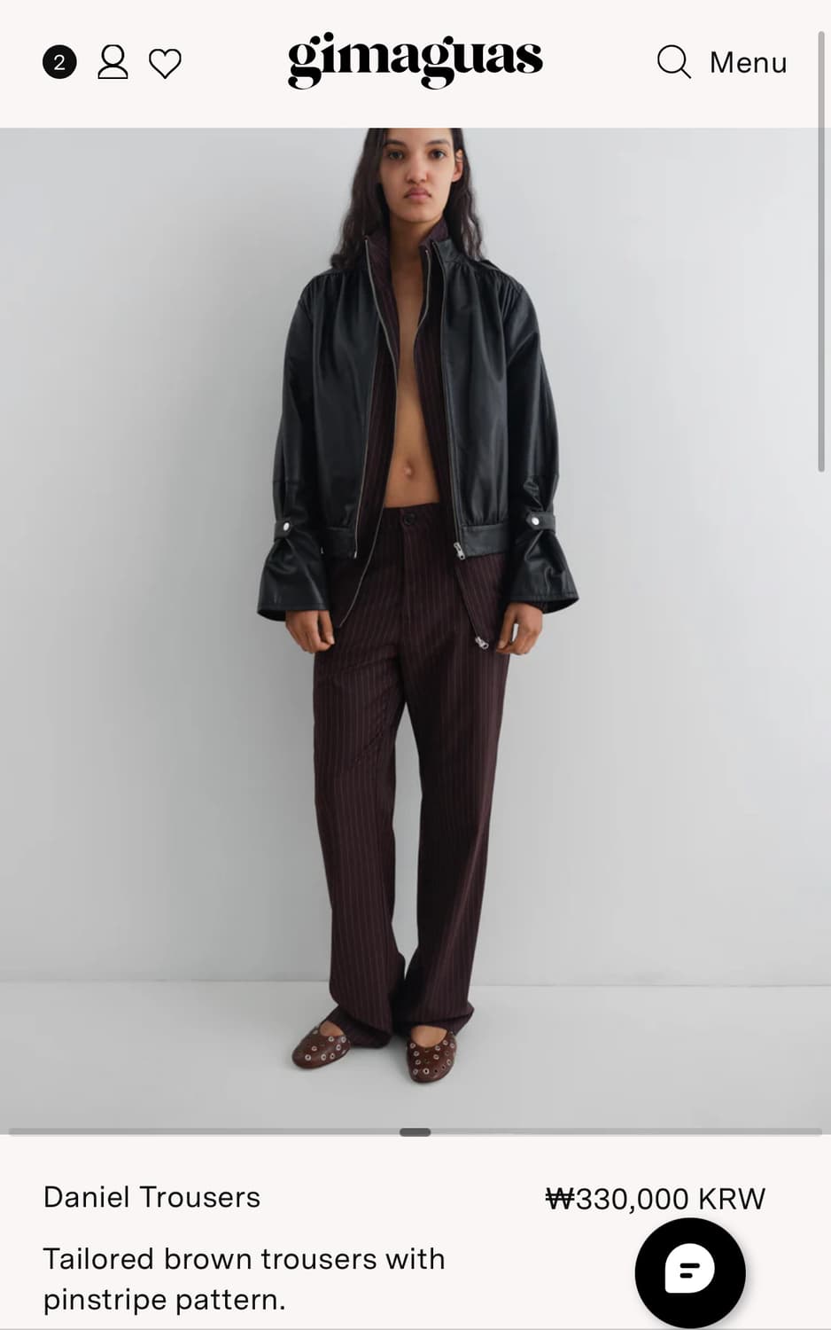 [36]기마구아스 Daniel 다니엘 팬츠/브라운 상품이미지10