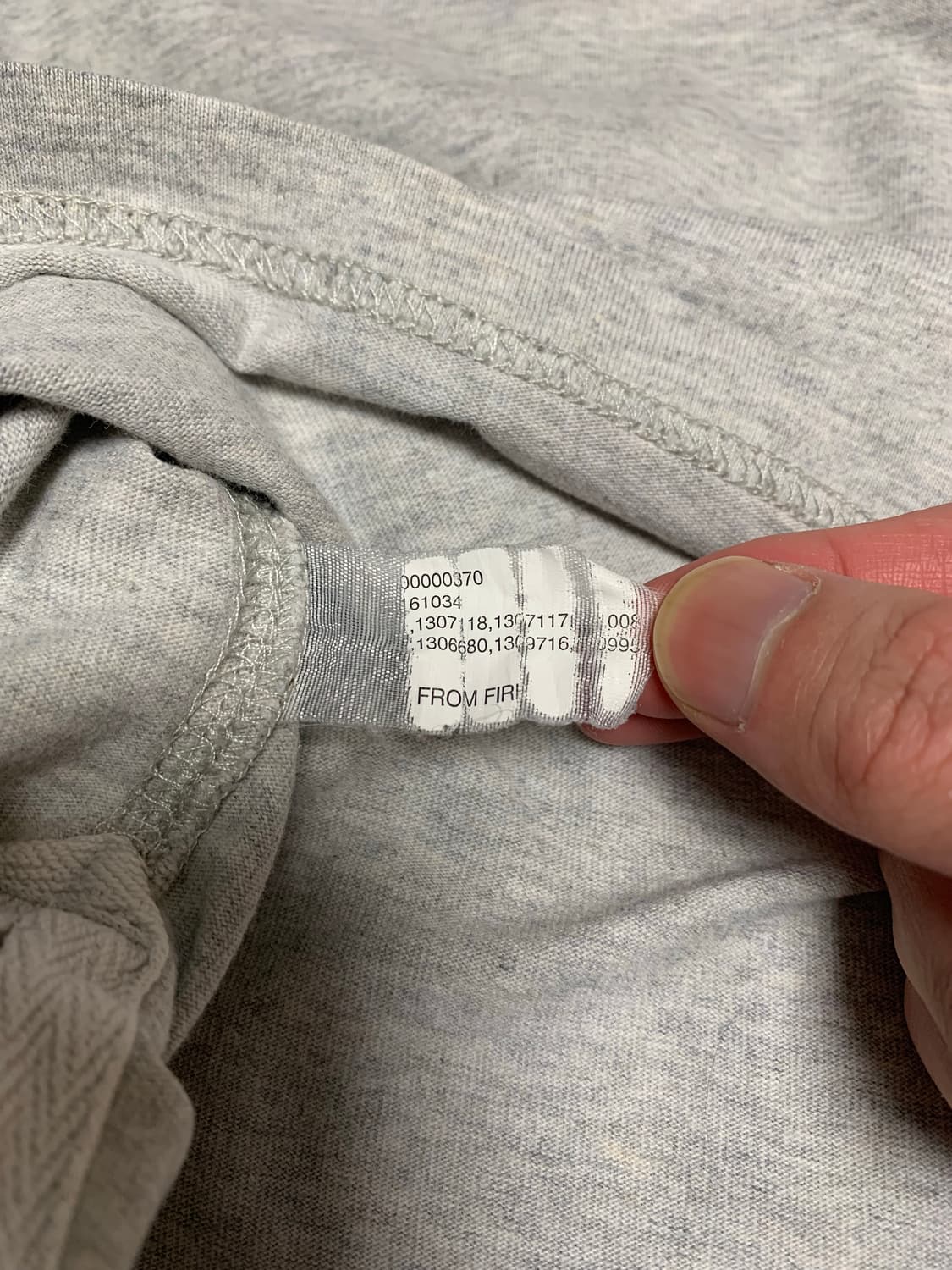 폴로 빅포니 긴팔 럭비티 회색 상품이미지9