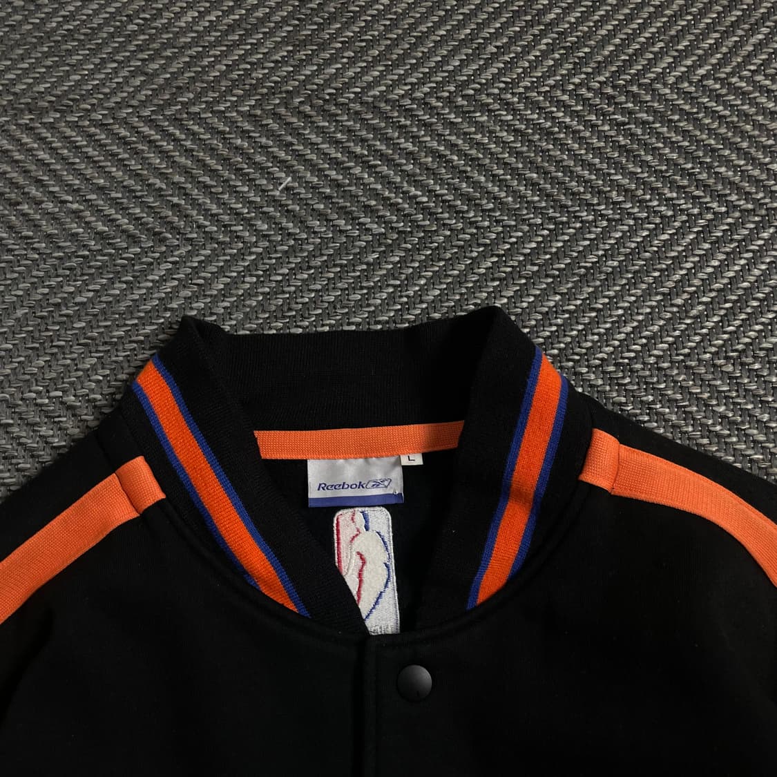 00s 리복 NBA 뉴욕 닉스 올드스쿨 바시티 자켓 o 4379 상품이미지5