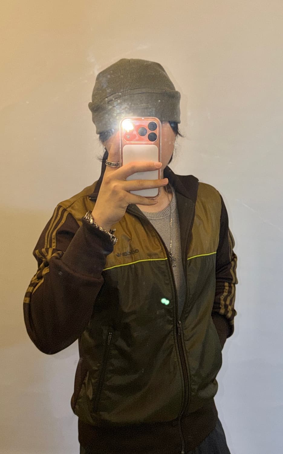 아디다스 y2k 초코브라운 저지 상품이미지1