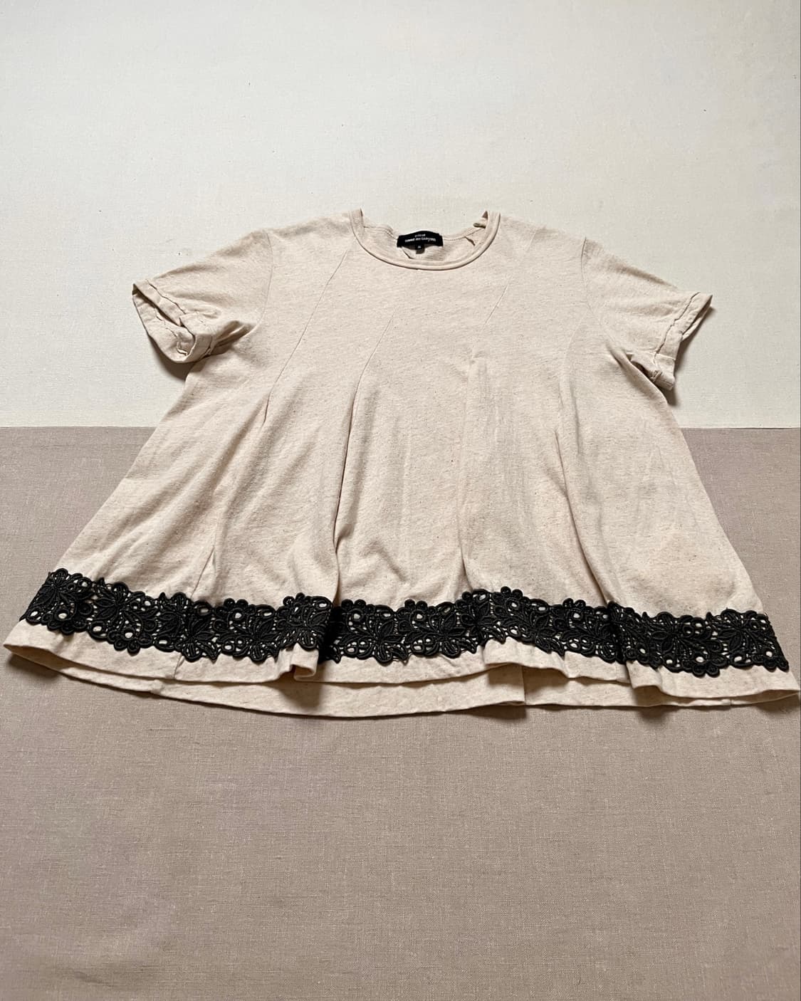 꼼데가르송 입체패턴 플레어 린넨 티셔츠 Comme des garcons 상품이미지6
