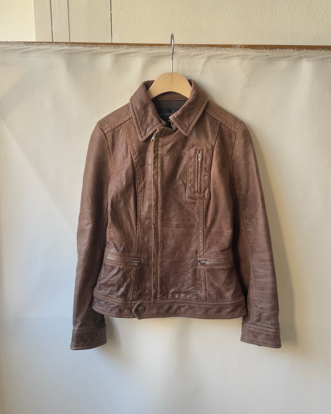 [JILL STUART] Cowhide Leather Jacket 상품이미지1