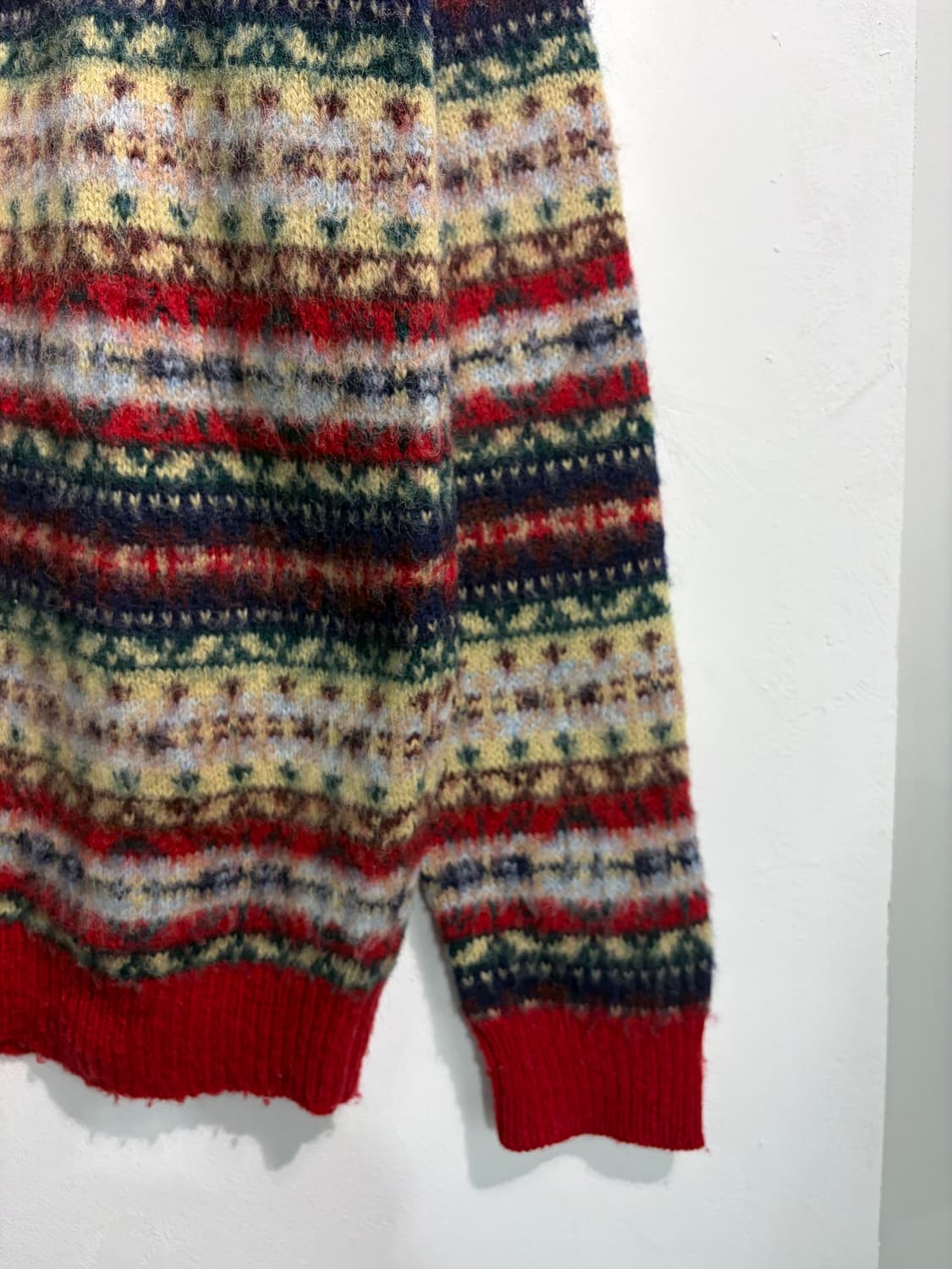 울 100% 노르딕 페어아일 니트 상품이미지10