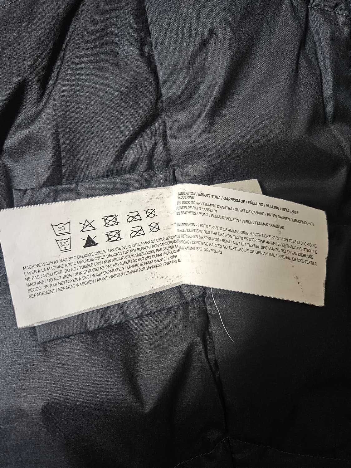 울리치 덕다운 네이비 롱자켓 S 상품이미지10