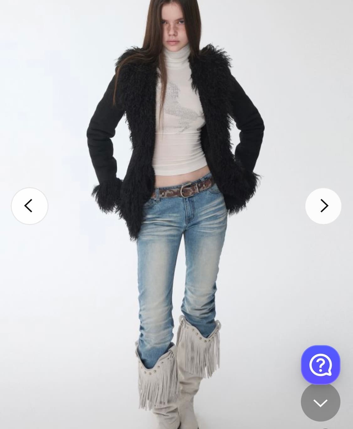 1jinn studio 원진스튜디오 램스울 스웨이드 자켓 s 상품이미지5