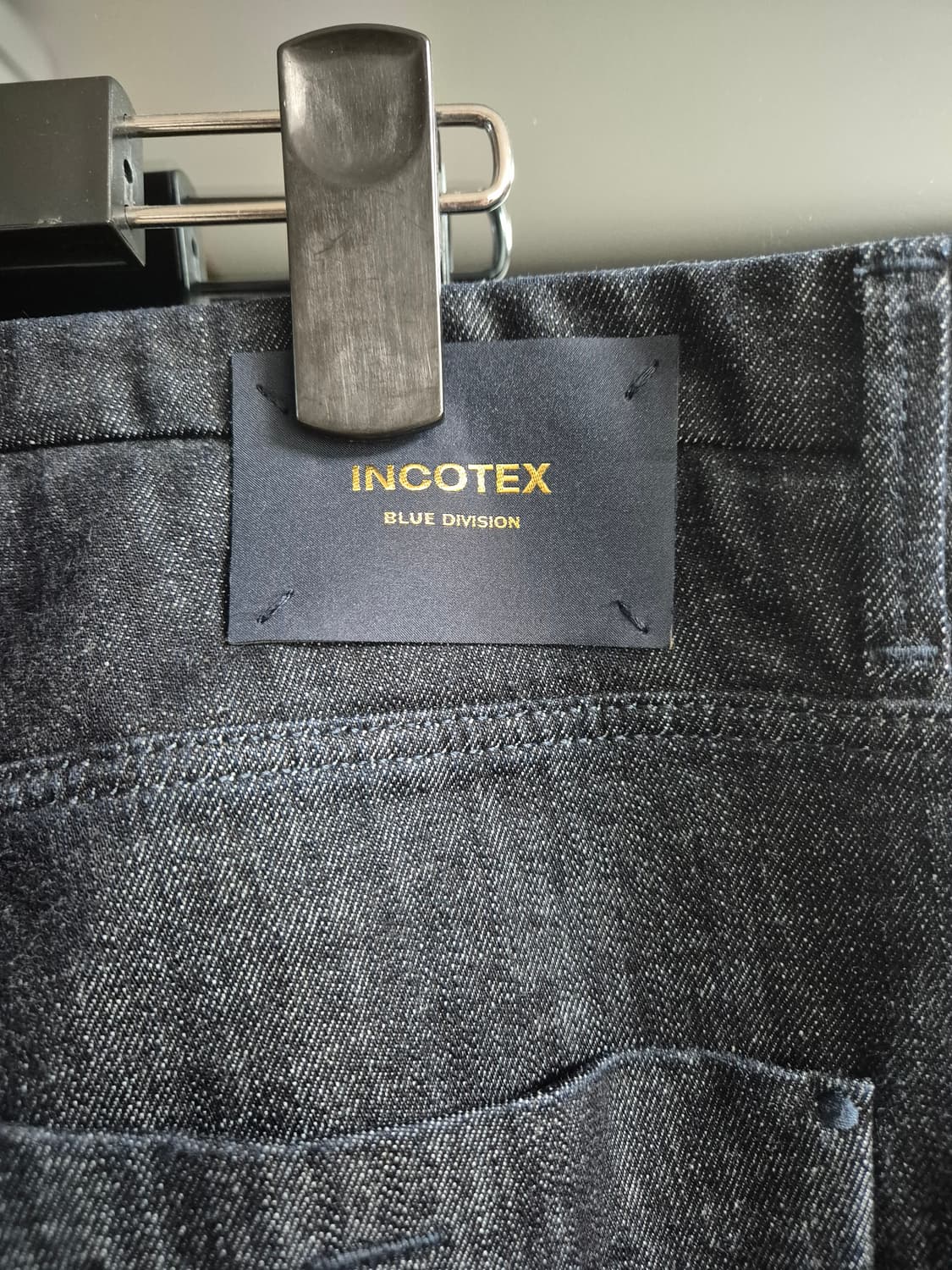 슬로웨어 테이퍼드핏 생지 데님 팬츠 34 상품이미지4