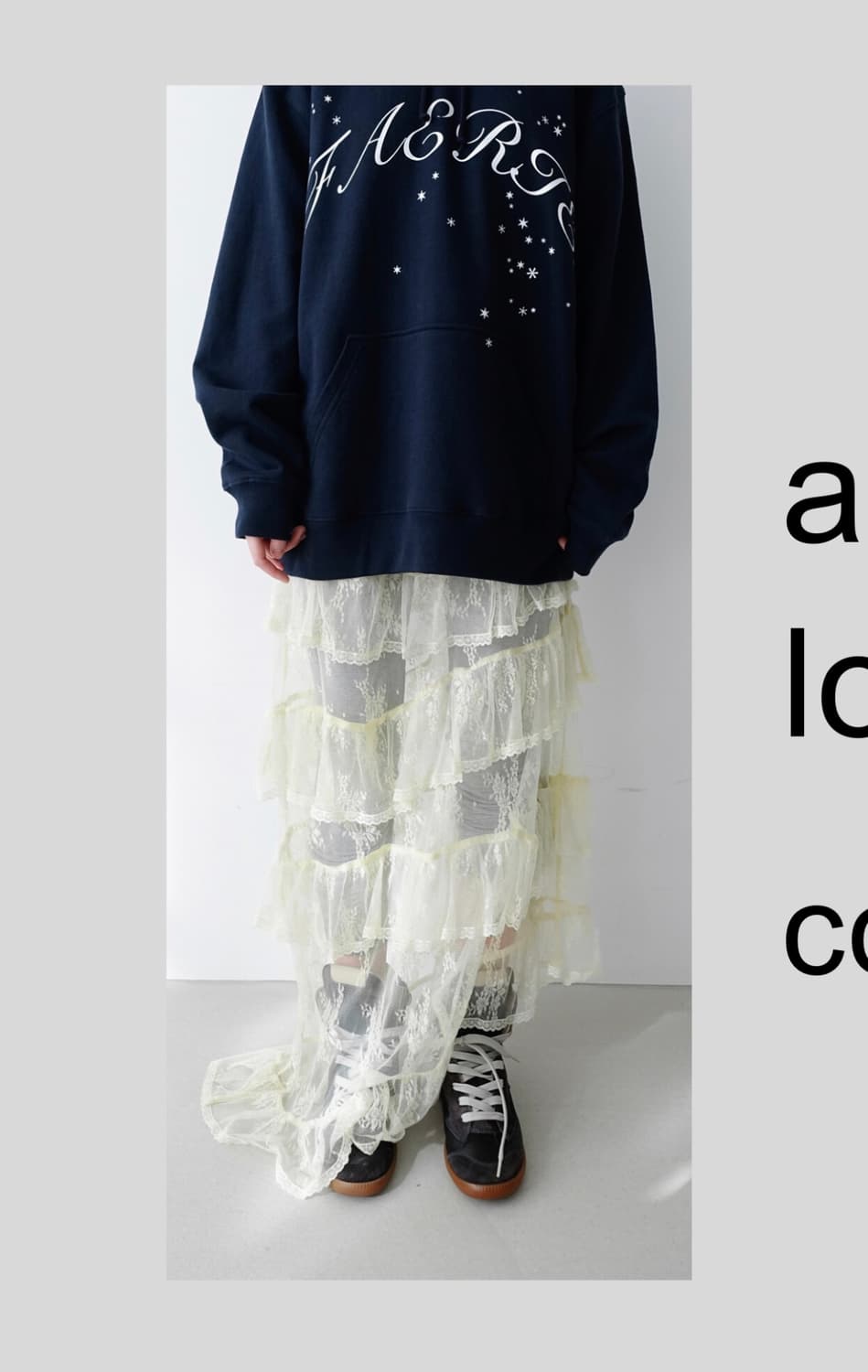 [새상품] 샵페어리 아카시아 레이스 롱 스커트 / 옐로우 상품이미지2