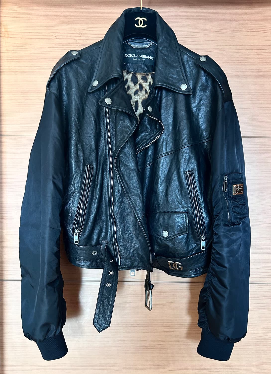 돌체앤가바나 가죽 봄버 자켓 상품이미지1