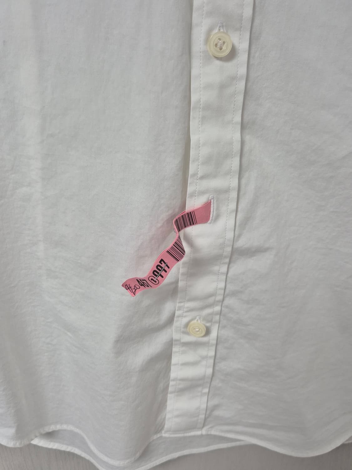 커스텀멜로우 화이트 셔츠 90에서 95 상품이미지4