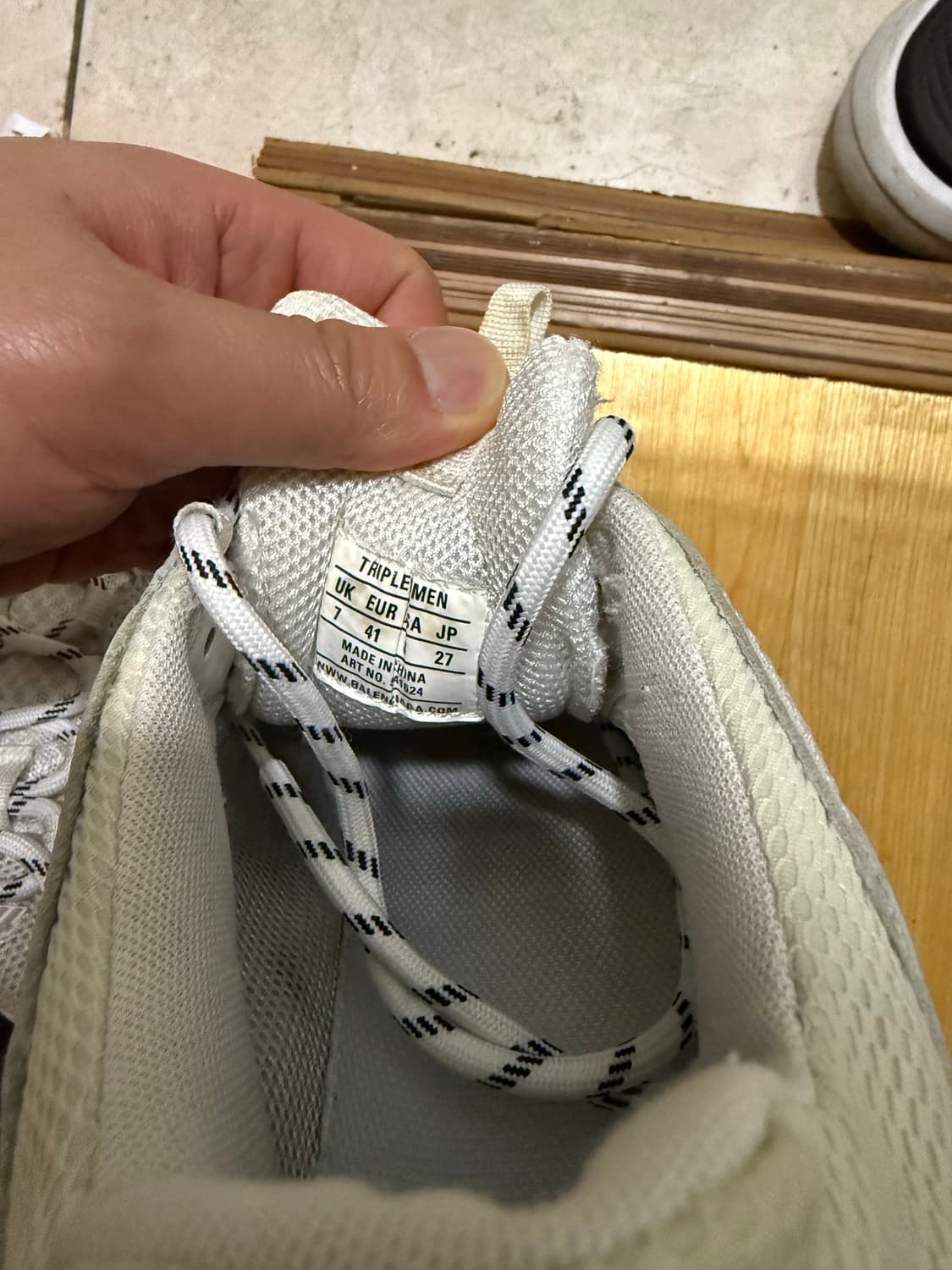 발렌시아가 트리플s 41 단품 판매합니다! 상품이미지2