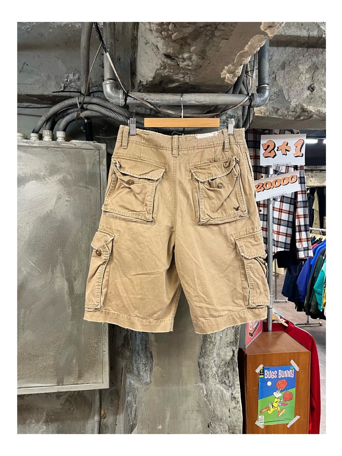 아메리칸 이글 카고 하프 팬츠 베이지 30  #csz3413  상품이미지1
