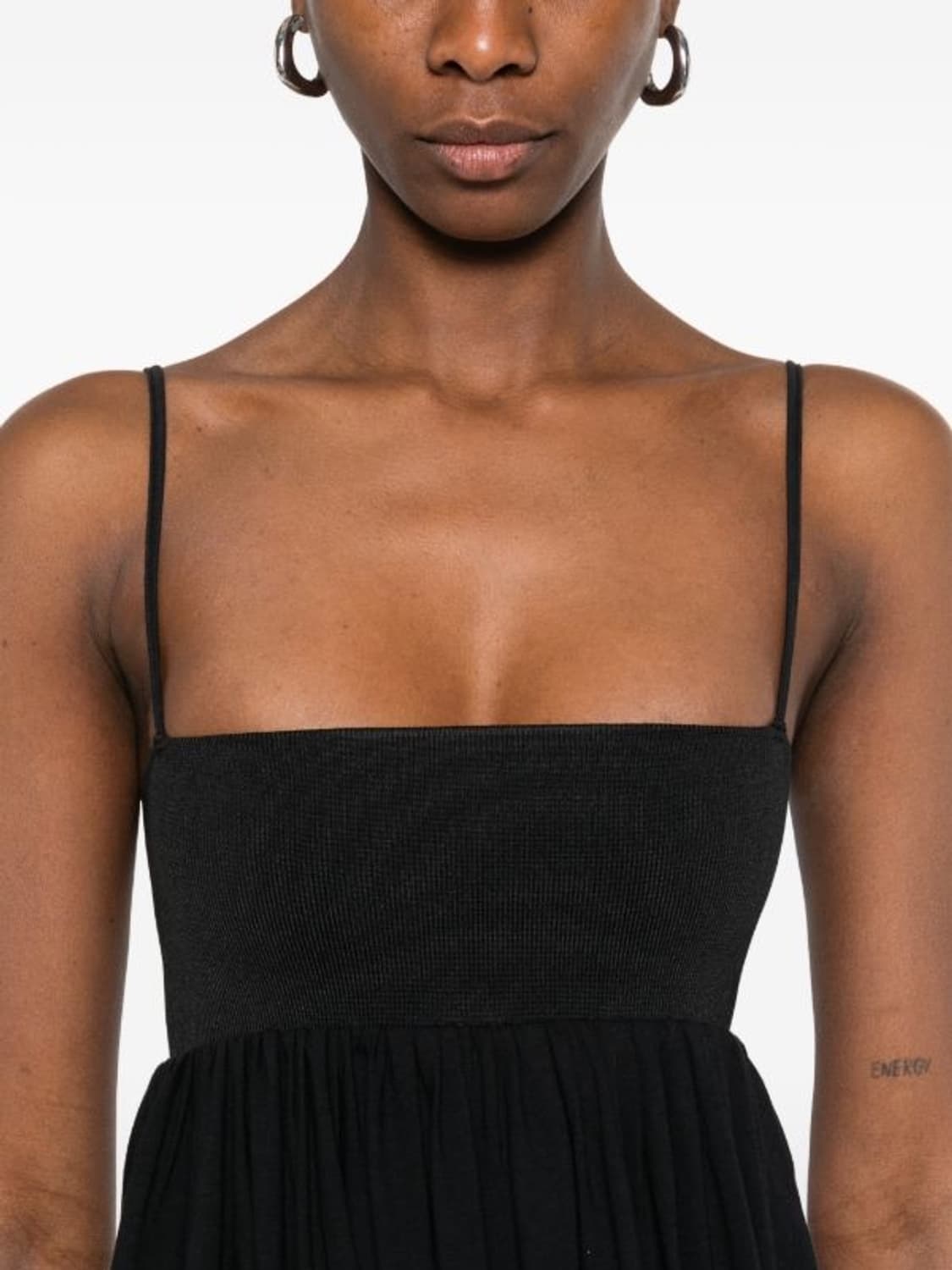 [S,M]기마구아스 Selina 퍼프 미니 드레스/블랙 상품이미지4