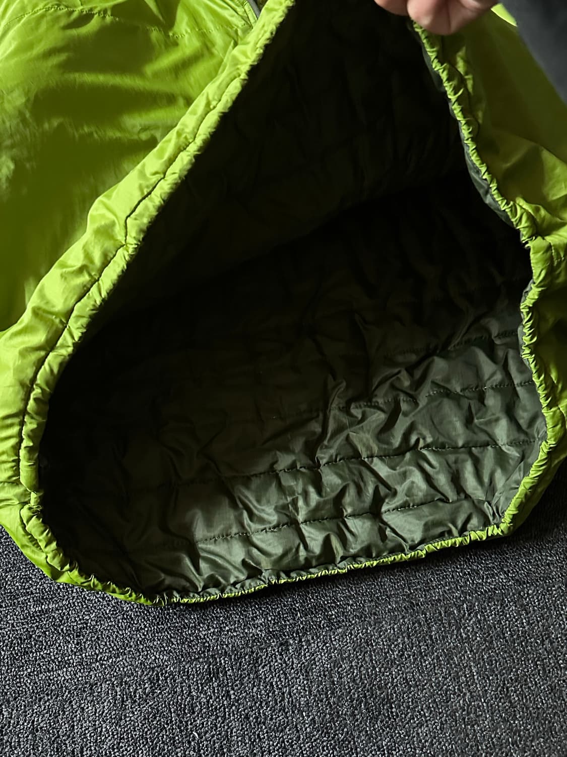 파타고니아 Retro Down 3/4 zip 글리세이드 라임/올리브 상품이미지6