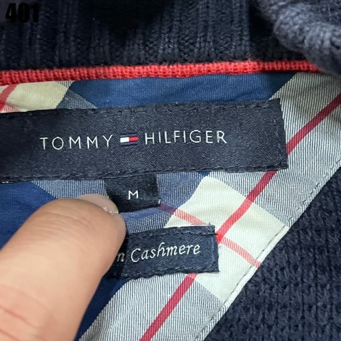 타미힐피거 네이비 가디건  상품이미지2