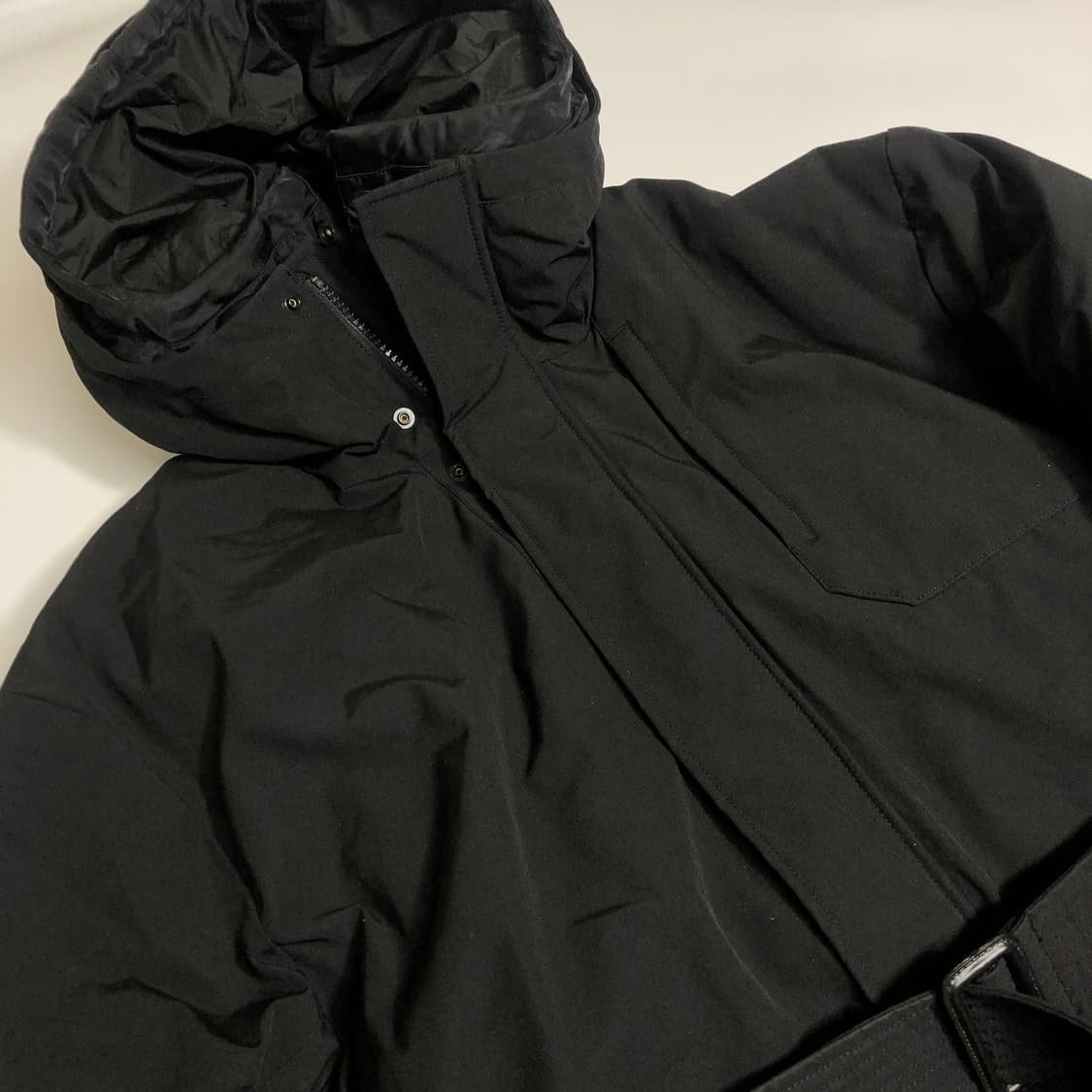 메종미네드 벨트 코트 패딩 L 상품이미지4