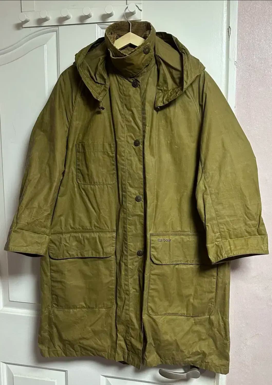 바버 헤리티지 드라이왁스 후드 코트(여성용) S사이즈 상품이미지1