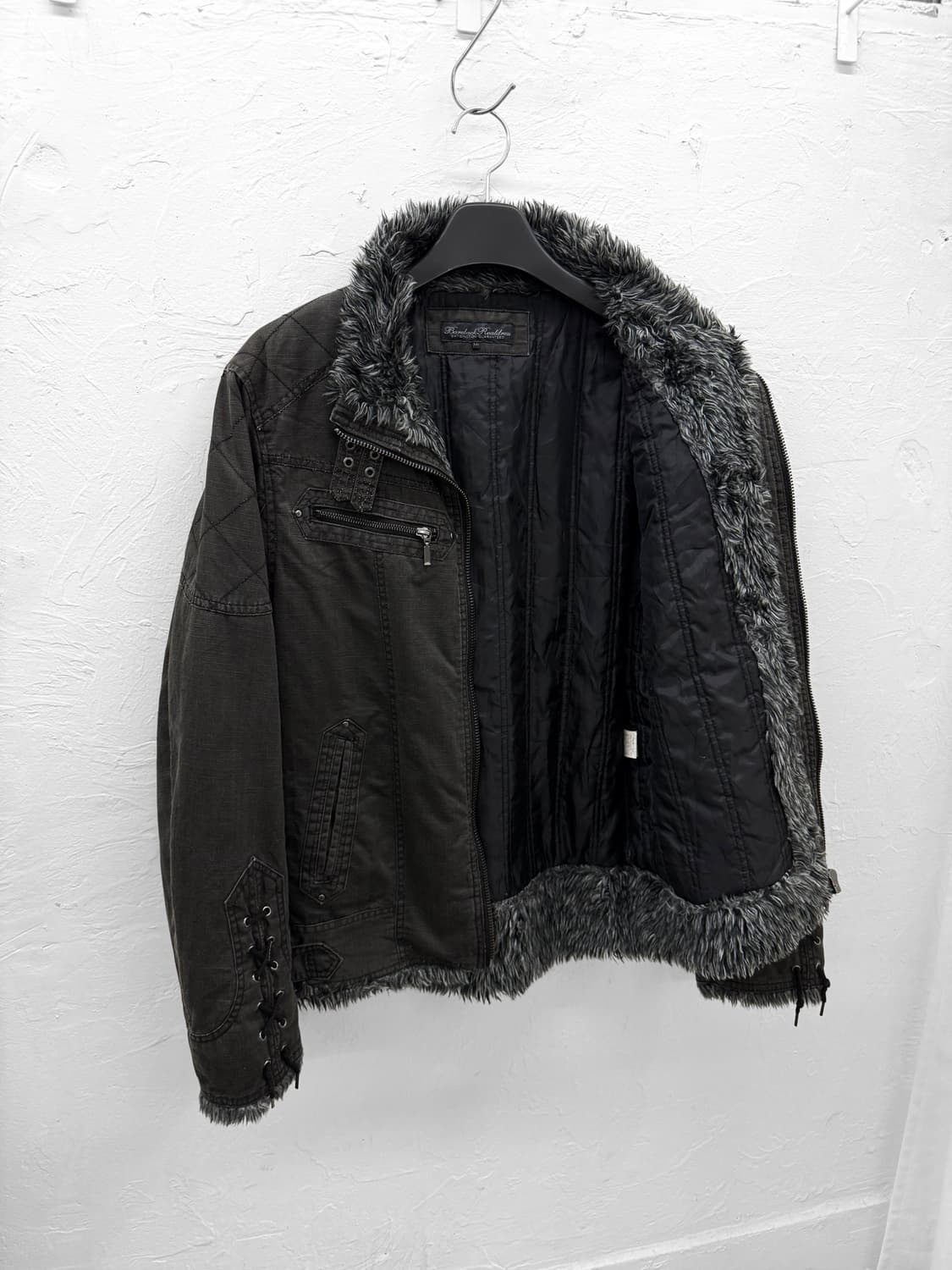 bareback realdress 레이스업 점퍼 상품이미지6