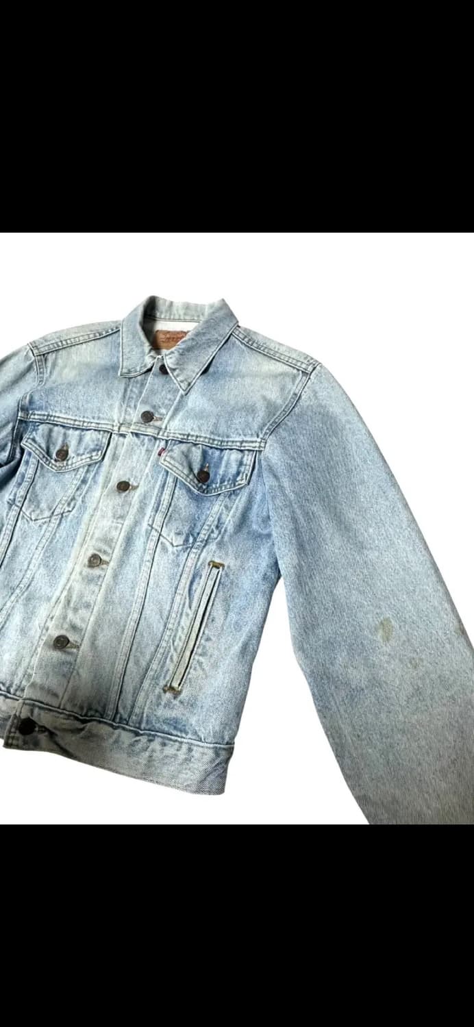 리바이스 80s 빈티지 워싱 데님 자켓 40 MADE IN USA 상품이미지5