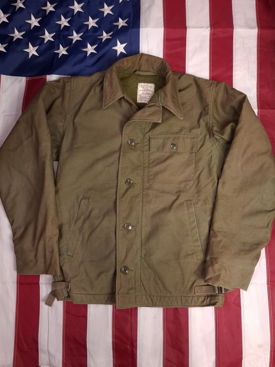 오리지날 미해군 A-2 덱자켓 상품이미지1