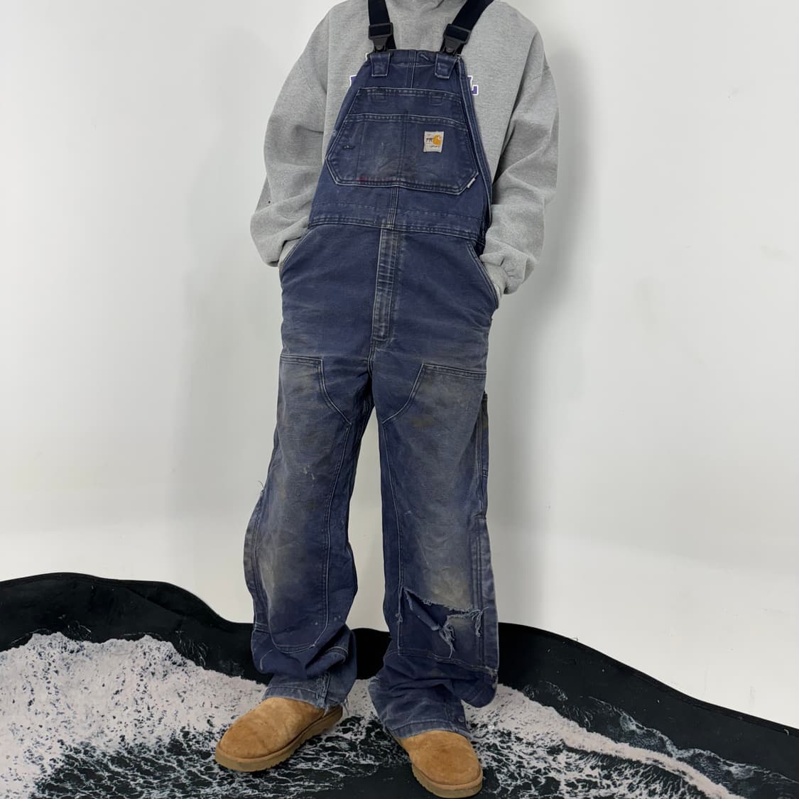 90‘s🇺🇸 Carhartt Double Knee Overall 상품이미지7