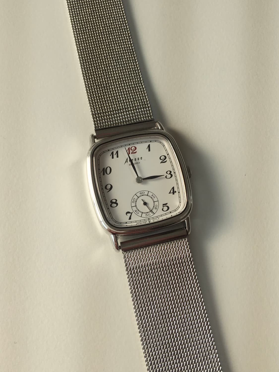 80s seiko avenue square arbic index 상품이미지8