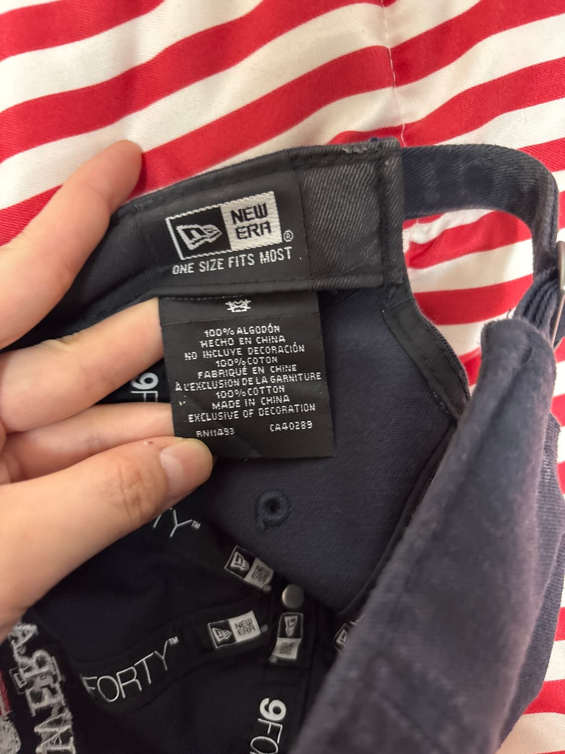 뉴에라 모자 네이비 상품이미지3