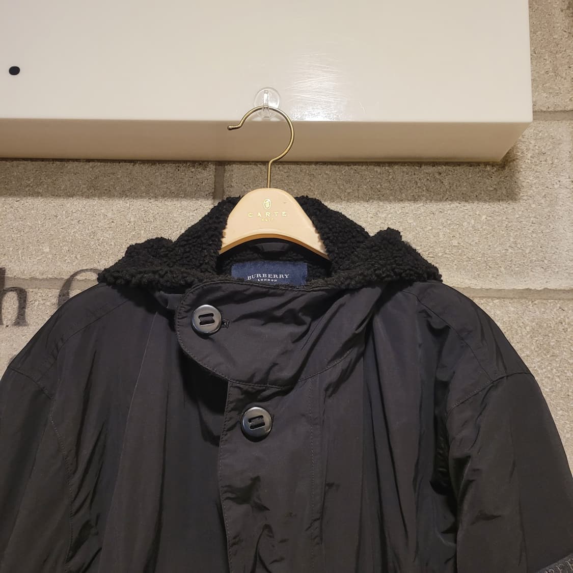 버버리 런던 플리스 파카 L 상품이미지4