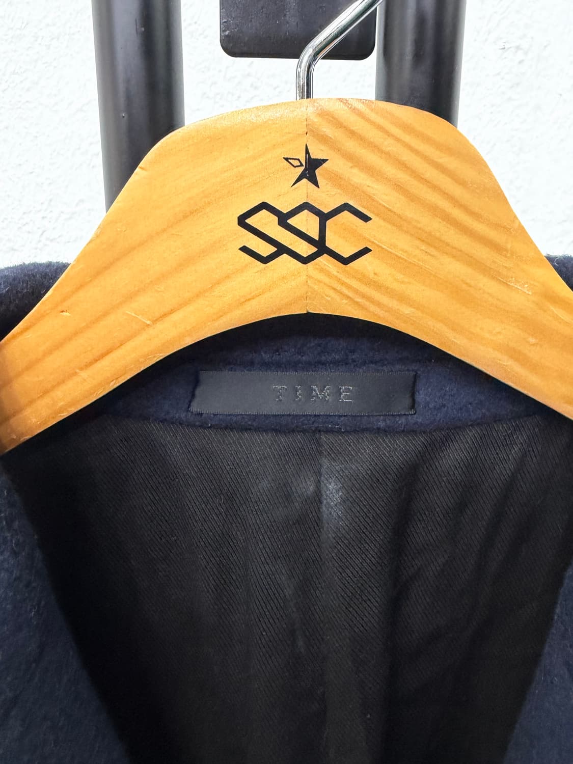 정품) 타임옴므 네이비 더블 코트 95 상품이미지5