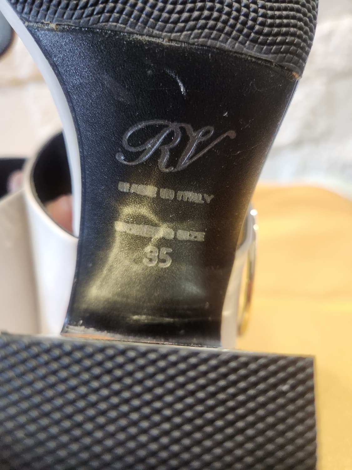 Made in Italy🔥 RV 화이트 스트랩 샌들 / 골드힐 / 여름 상품이미지6