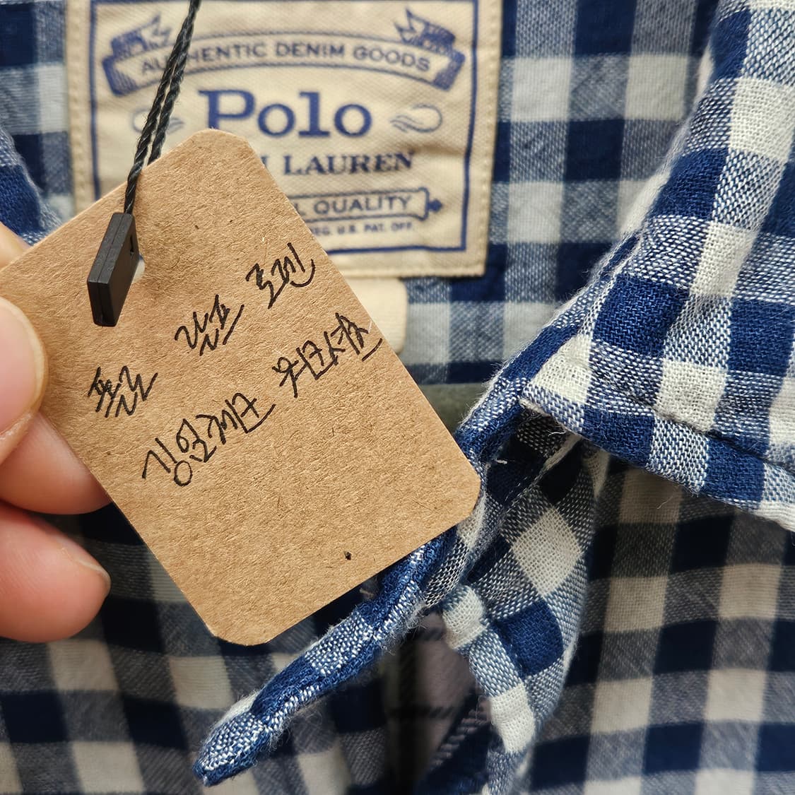 폴로 깅엄체크 워크셔츠 상품이미지7