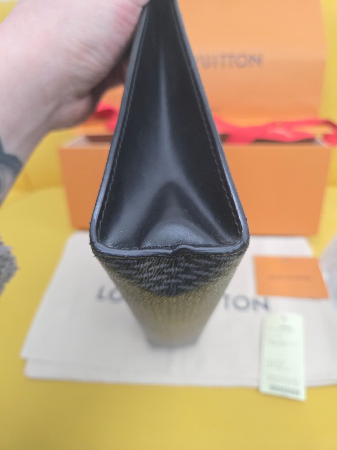 루이비통 포쉐트 보야주 다미에 그라피트 클러치입 상품이미지7