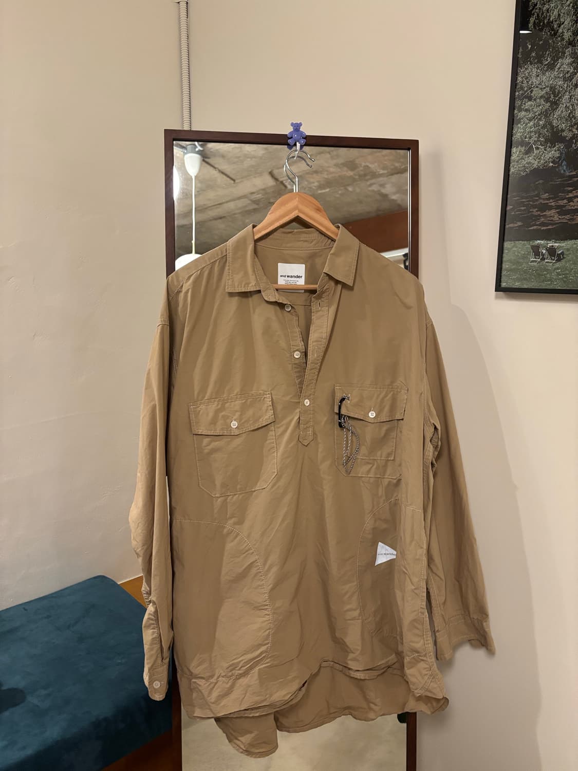 and wander 앤드원더 풀오버 셔츠 상품이미지1