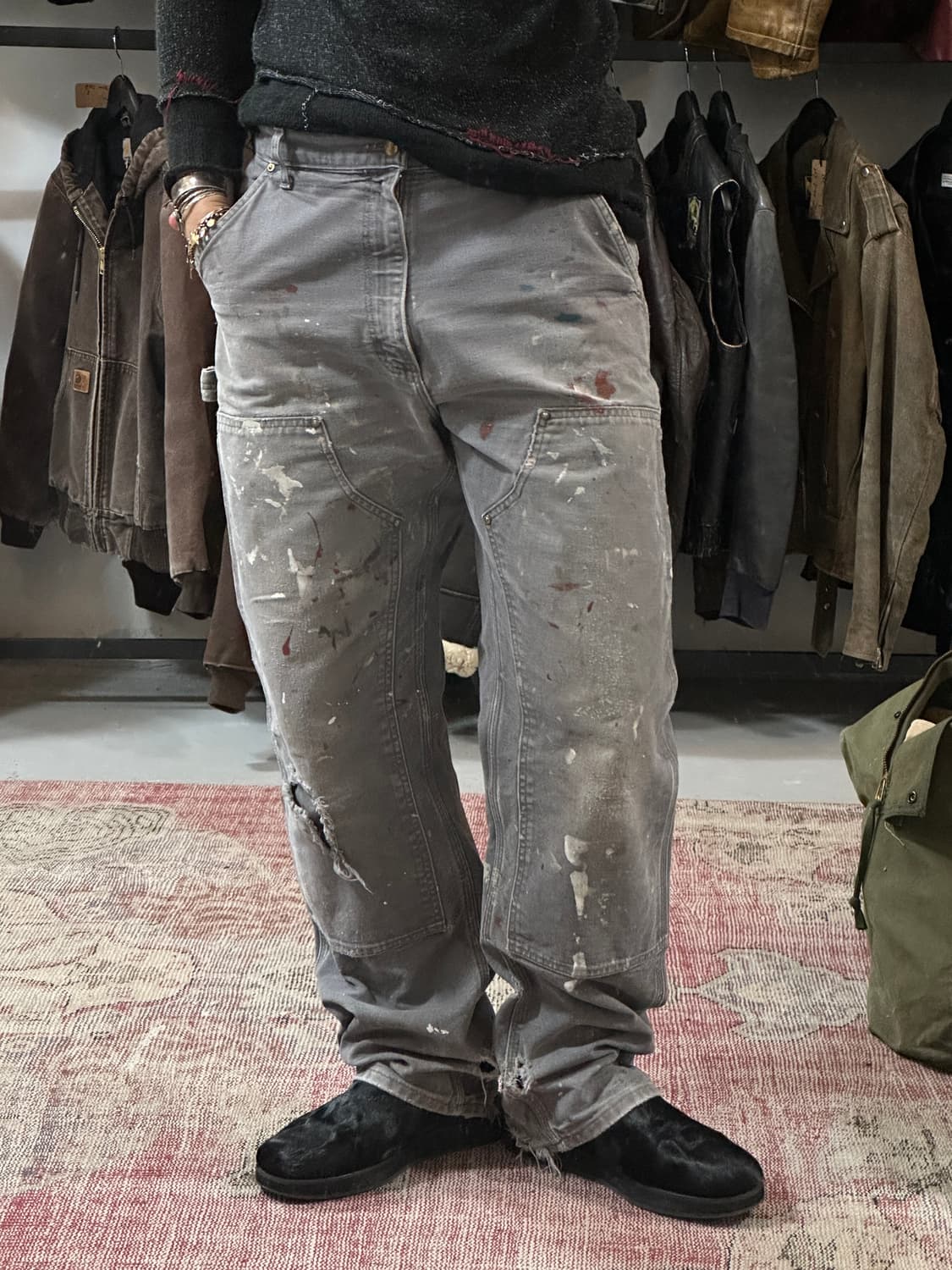 OG USA Made 칼하트 B01 더블니 GVL 칼하트 썩블니 상품이미지3