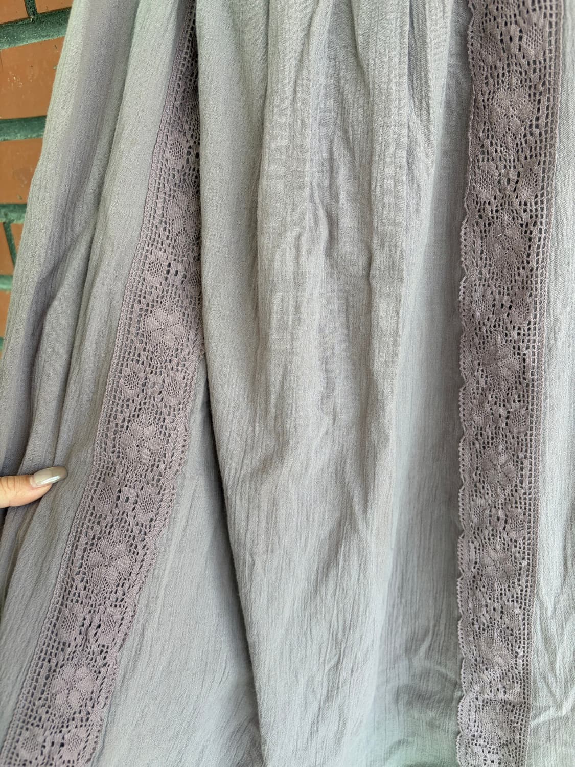 뮤트 보라 스커트 상품이미지2