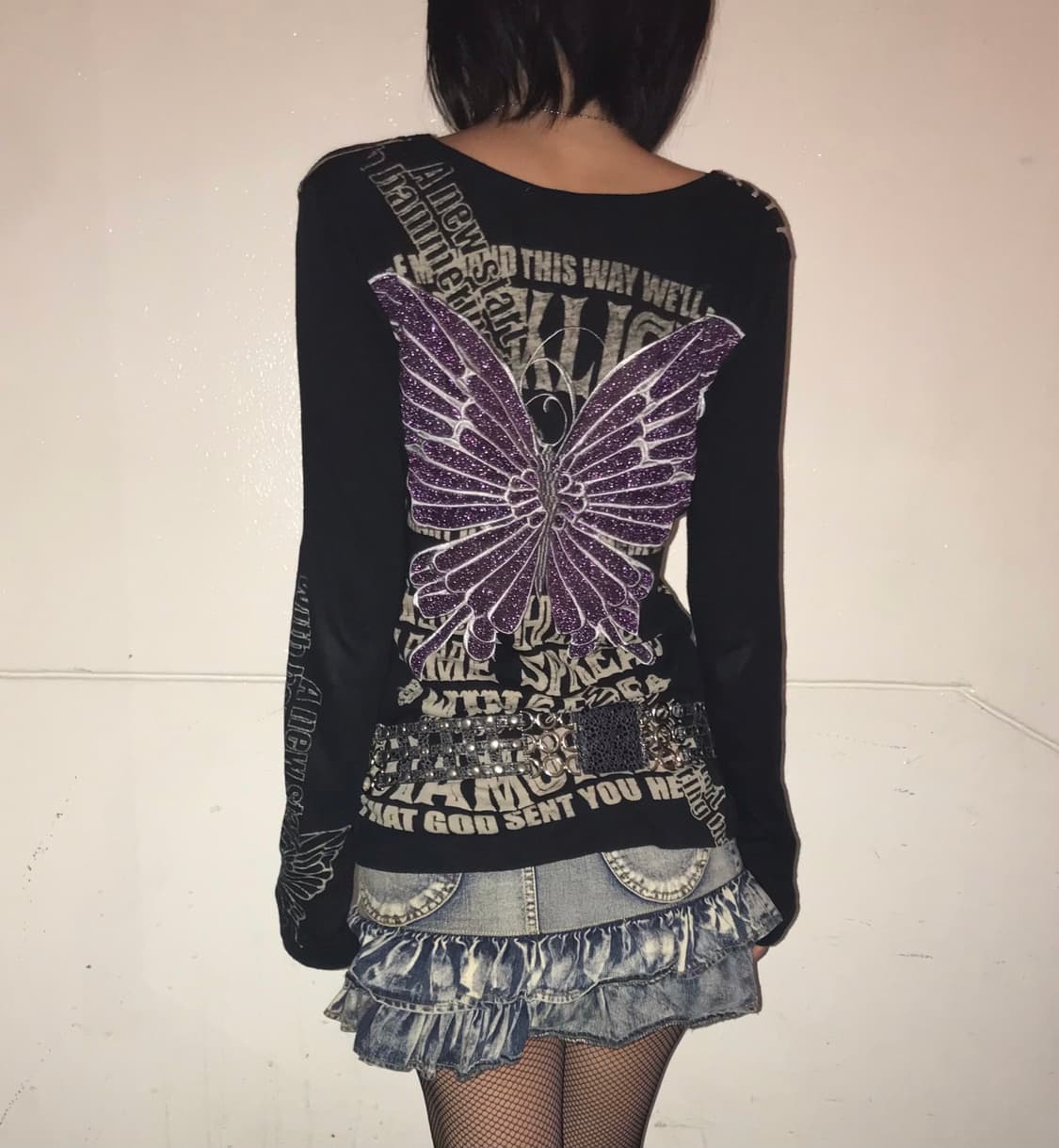 Glitz 00s butterfly long sleeve 상품이미지3