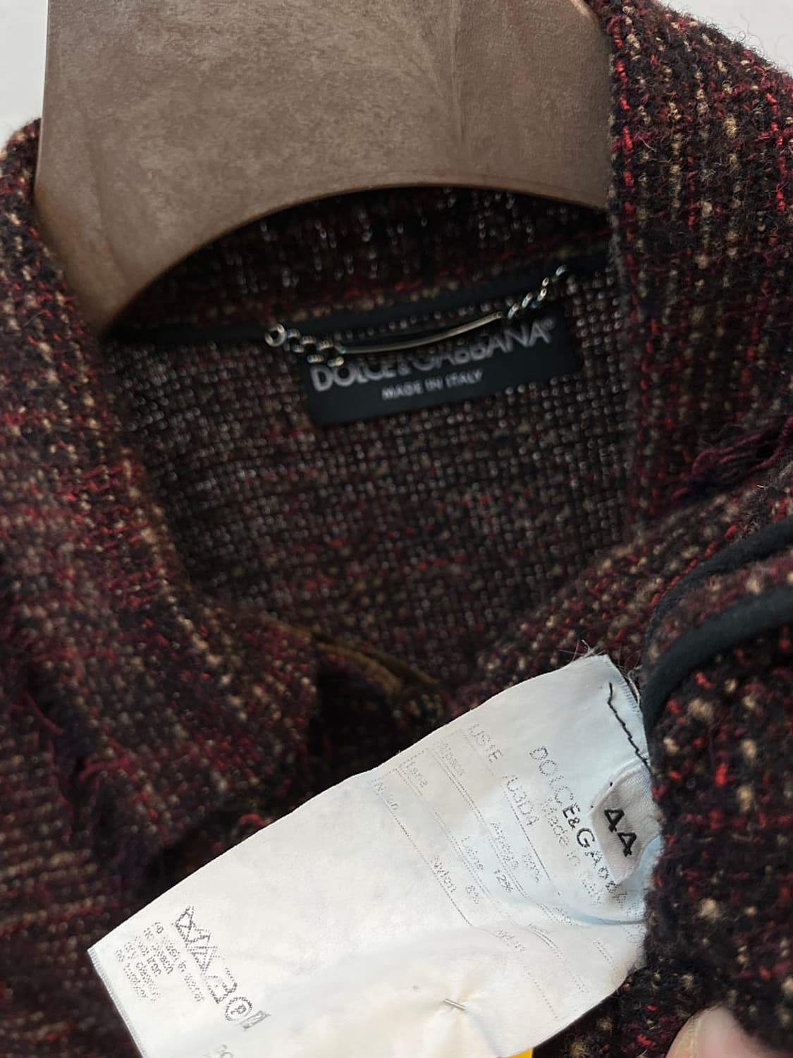 여) 돌체앤가바나 벨벳 트위드자켓  상품이미지10
